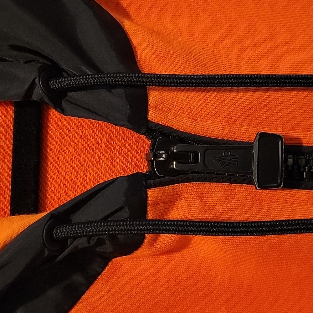 Moncler Off White Rare Orange Hoodie Jacket xxxl - Picture 9 of 16